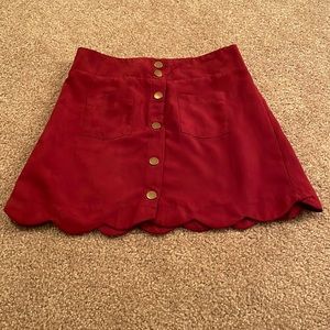 Burgundy girl’s skirt!